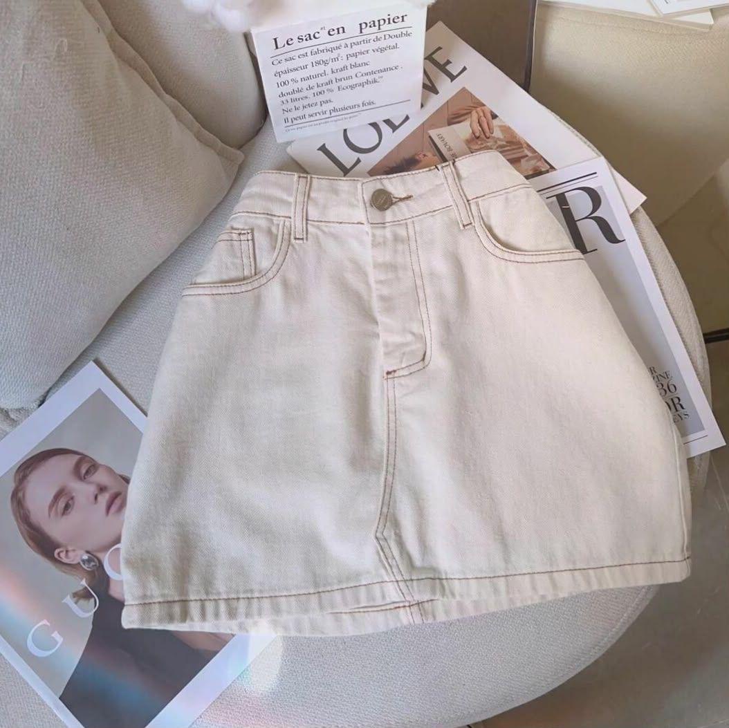 sai jeans na cor branco