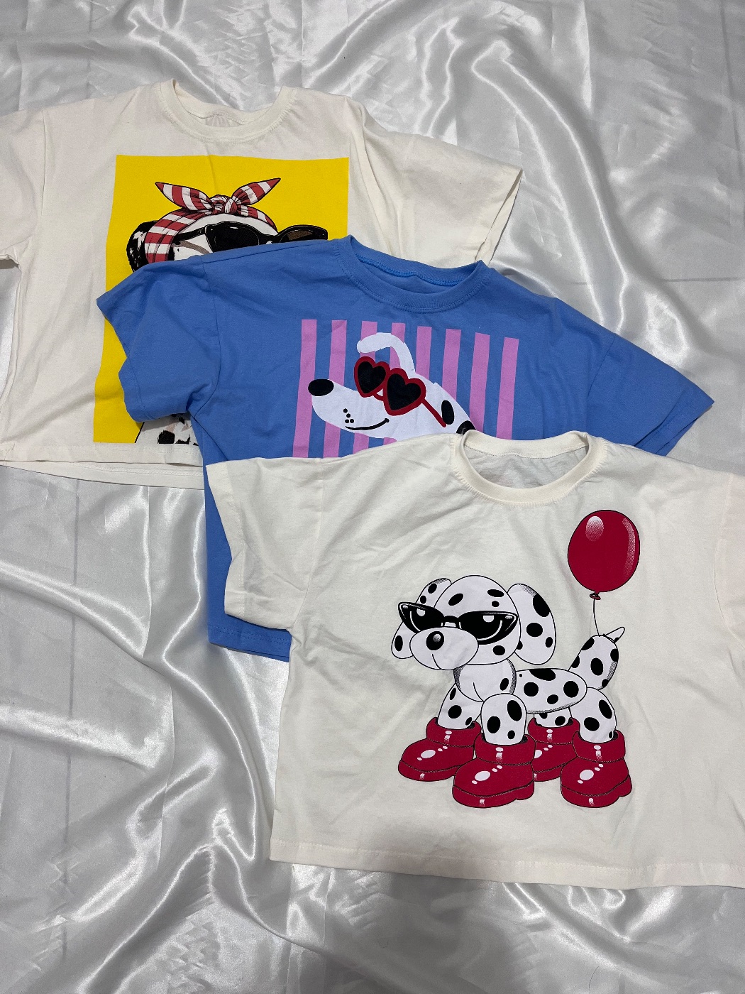 Camiseta Estampada com Cães