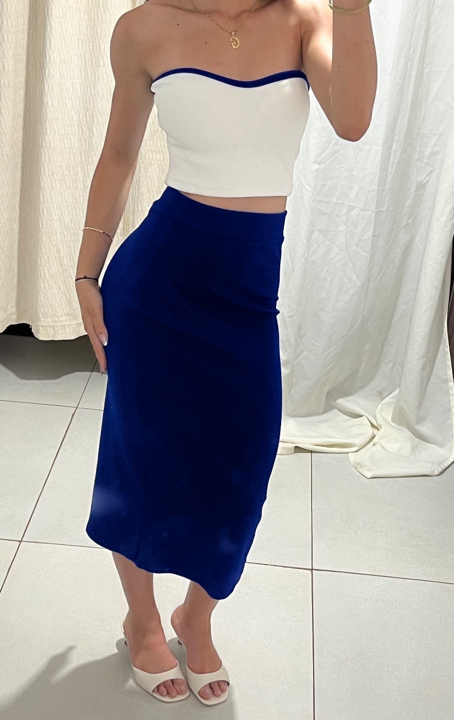 conjunto na cor azul
