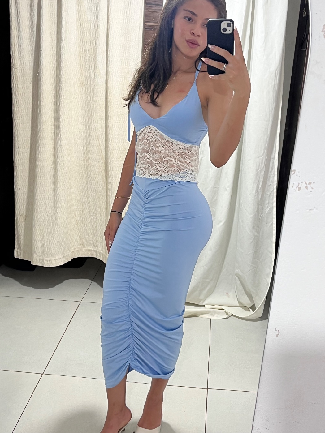 conjunto na cor azul (foto 2)