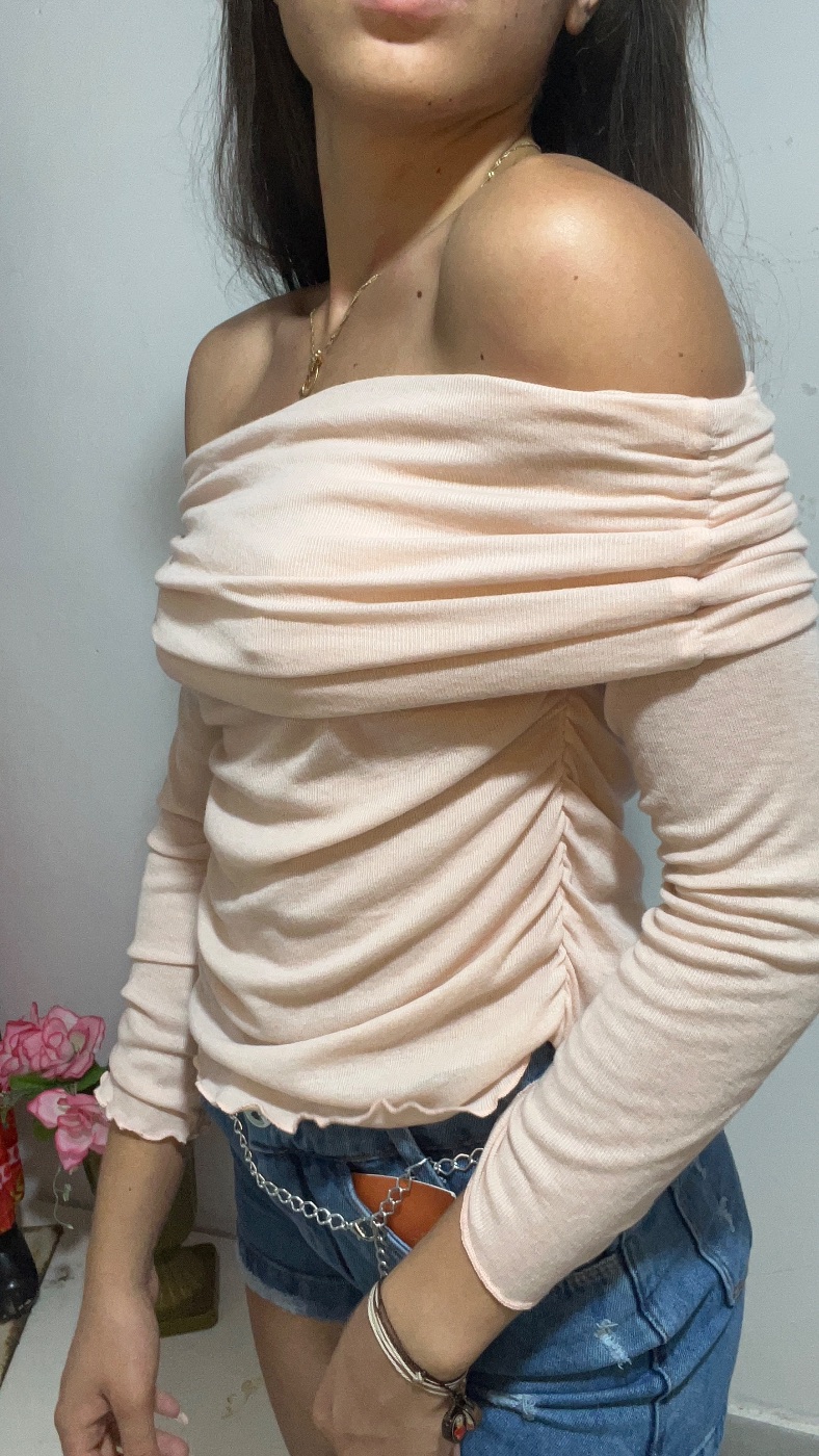 blusa de manga, princesinha (foto 2)