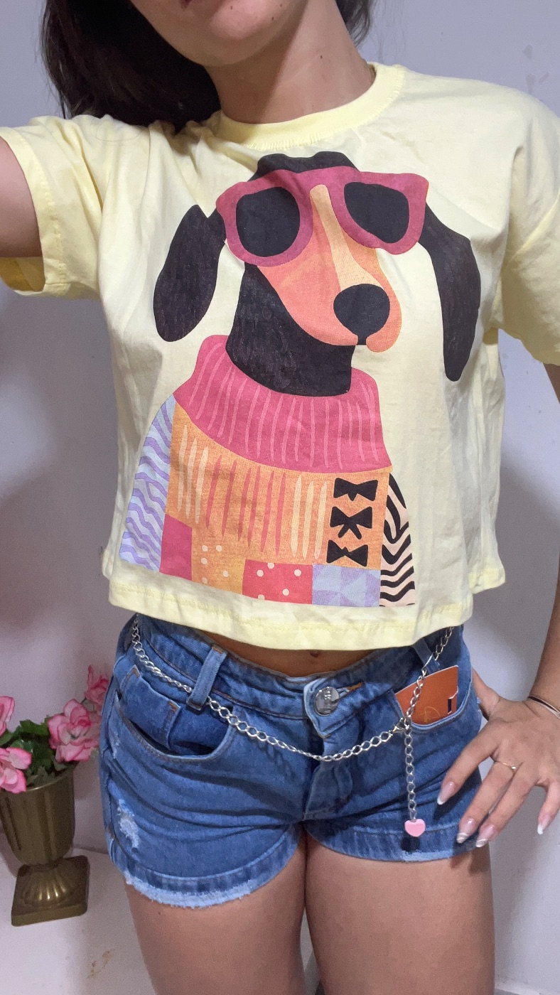 blusas, com várias estampas