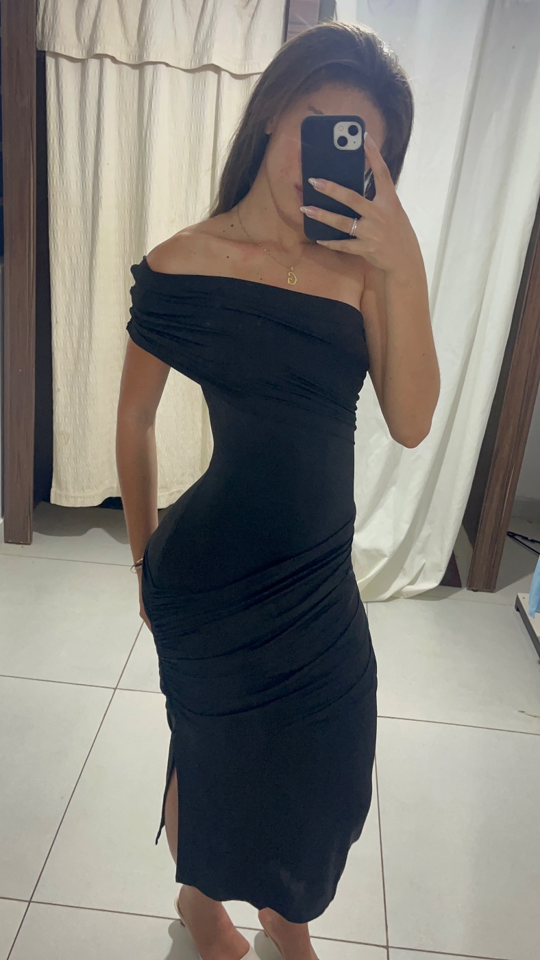 vestido na cor preto (foto 2)
