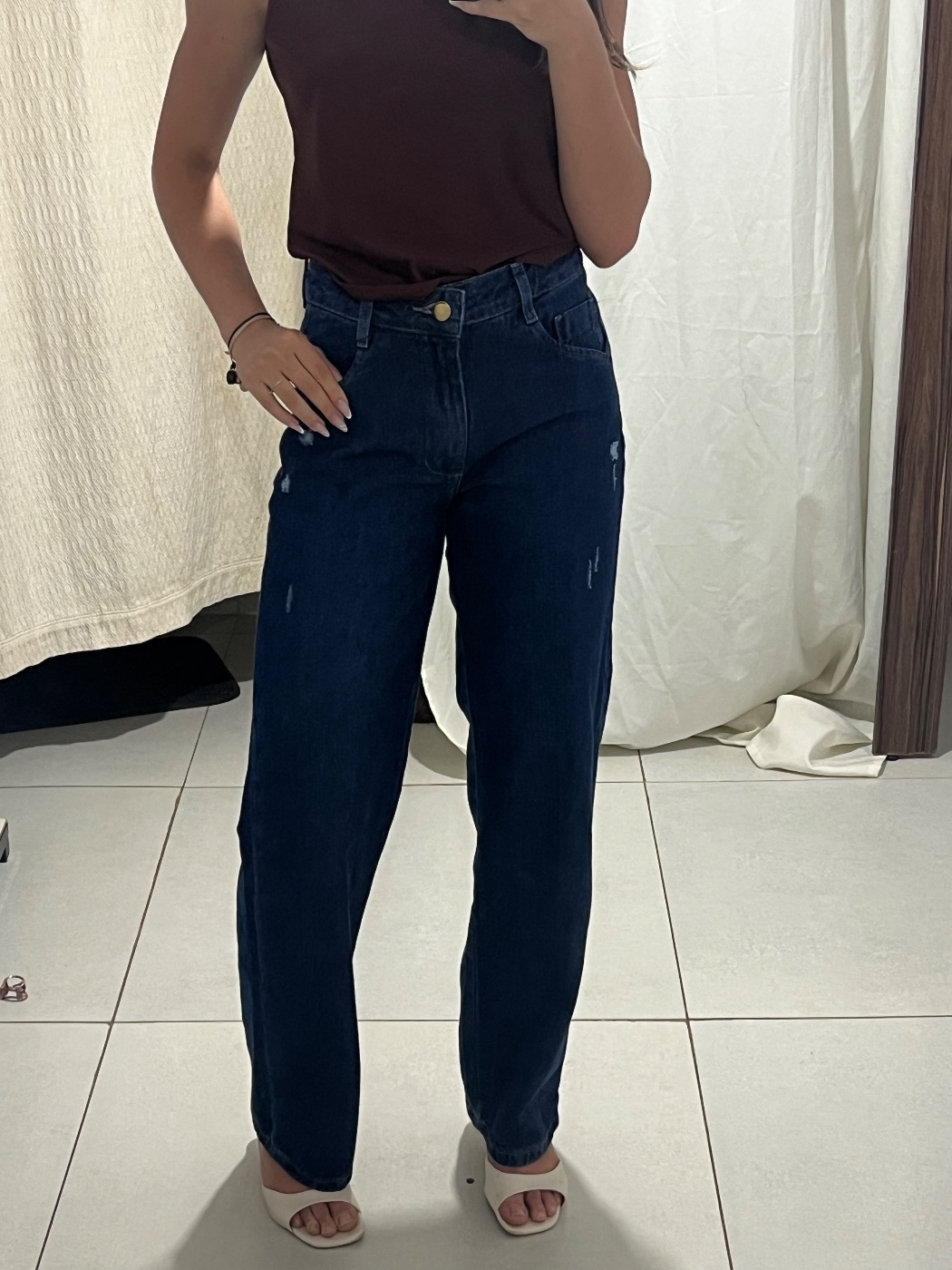 Calça Jeans Azul Marinho