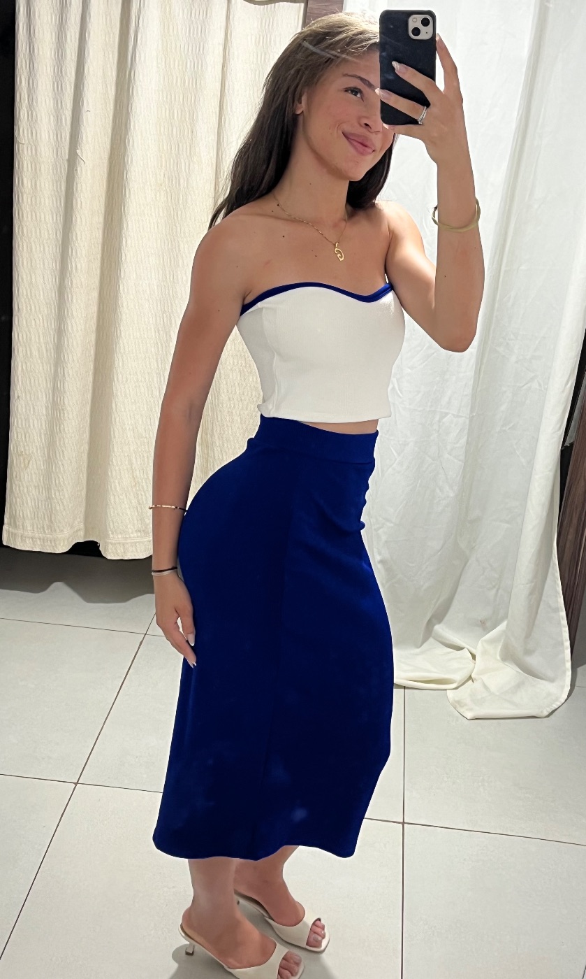 conjunto na cor azul (foto 2)
